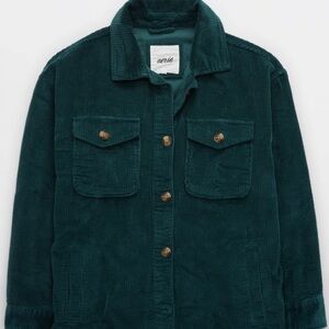 Aerie Teal Corduroy Jacket